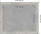 Amanti Art Silver Framed Magnetic Board 19x23 Small Vision Board - Image 3