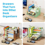 Marbrasse 3 Pack Desk Drawer Organizers - Image 5