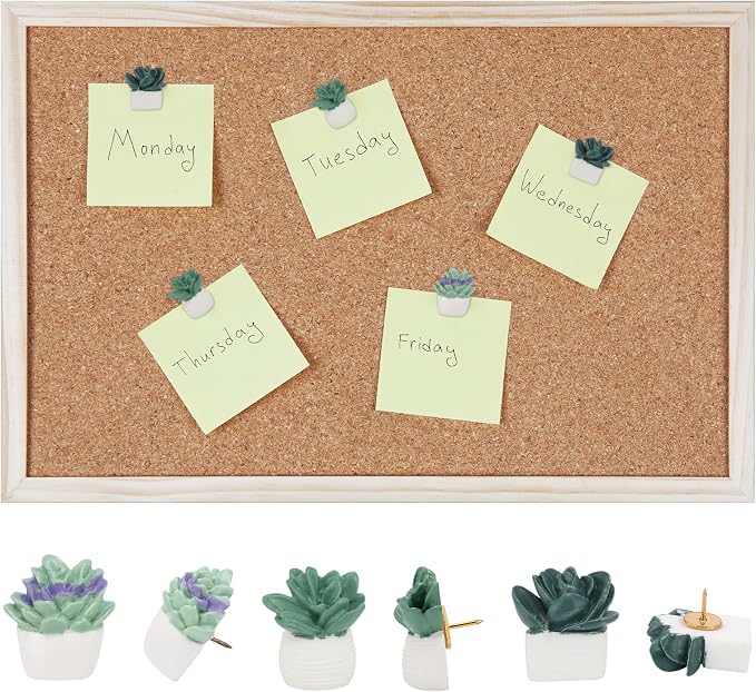 30Pcs Decorative Pushpins Succulent Plants Thumb Tacks - Image 5