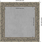 Amanti Art Silver Framed Magnetic Board 25x25 Medium Vision Board - Image 2