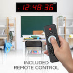 Ivation Huge Oversized 72" Large Digital LED Clock | Big Digital Clock - Image 5