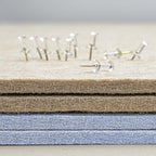 Bulletin Board, 24 x 18 inches Felt Board Decorative Pin Board, Cork Board - Image 6