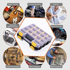 AIDY-PRO Hardware Organizer Box 34 Compartments Small Parts Organizer - Image 2