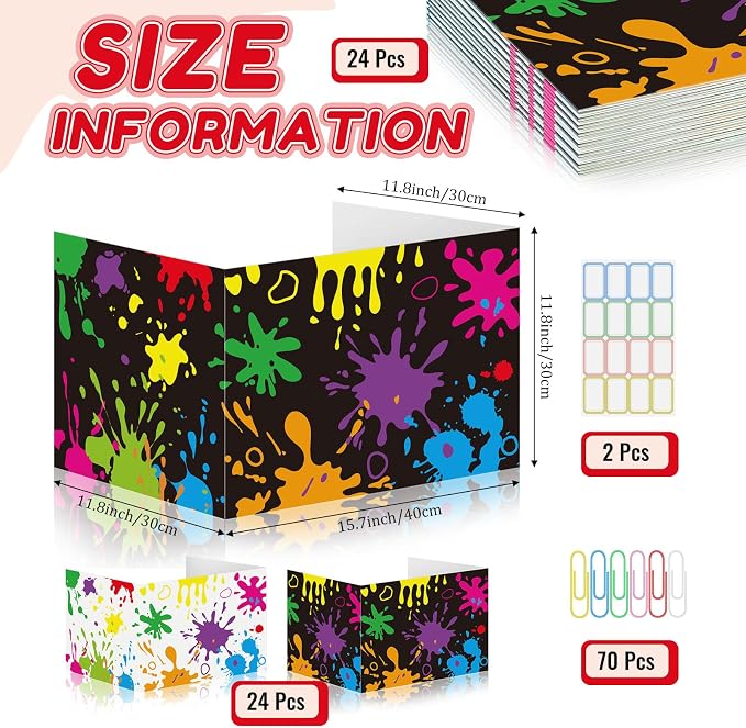 Cinrobiye 24 Pcs Inspirational Privacy Folders Standard - Image 2