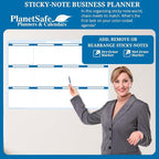 Sky Blue 12 Section Task, Objective and Goals Planning System Horizontal 32" - Image 4