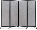 Upgrade Version Room Partition and Divider, Freestanding Rolling Dividers by StrongBird