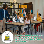 Xinnun 12 Pcs Aluminum 15'' to 21'' High Tabletop Easel Display Adjustable - Image 6
