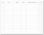 BookFactory Visitor Log Book/Visitors Register Sign-in Logbook - Image 3