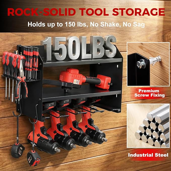 Power Tool Organizer Wall Mount - Image 3