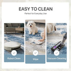 GENIMO No Crease Non Slip 8x10 Area Rugs - Image 7