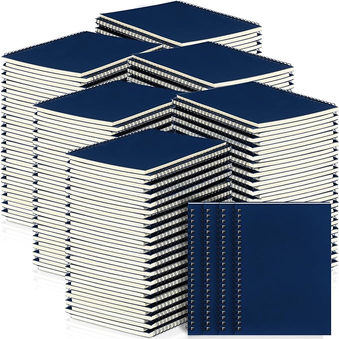 Yahenda 108 Pcs Spiral Notebook Bulk A5 Journal Lined 8.3'' x 5.5'' Writing by Yahenda