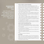 Clever Fox Password Book Spiral – Internet Address & Password Organizer - Image 5