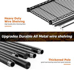 REIBII 1600LBS Storage Shelves 69.8''W Metal Shelving 5 Tier Wire Shelving Unit - Image 7