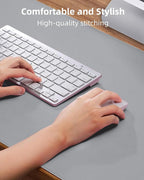 Leather Desk Pad Protector, Mouse Pad, Office Mat, Non-Slip PU Leather Blotter - Image 3
