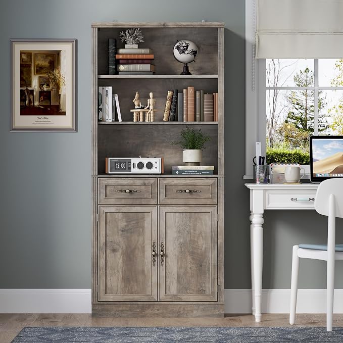 BORNOON 71.4" Tall Bookshelf - Image 3