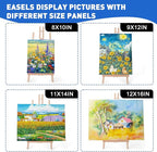 ESRICH 10pcs 17 Inch Tabletop Easels, Wood Easel - Image 6