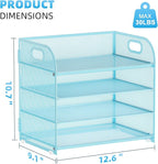 Marbrasse 4 Tier Paper Organizer Letter Tray - Image 3