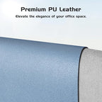 Aothia Leather Desk Pad Protector, Office Desk Mat, Large Mouse Pad, Laptop - Image 2