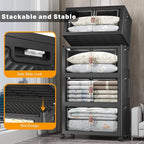 UAMFURI Extra Large Stackable Storage Bins - Image 3