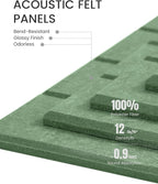 Large Felt Bulletin Board 48" x 36" Cork Board Alternative-12 Pack - Image 4