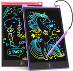TECJOE 2 Pack 10 Inch LCD Writing Tablet, Colorful Doodle Board Electronic by TECJOE