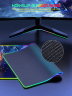 TopMade Wireless Charging Mouse Pad, RGB Gaming Mousepad, 35.4" x 15.8" Extra - Image 6
