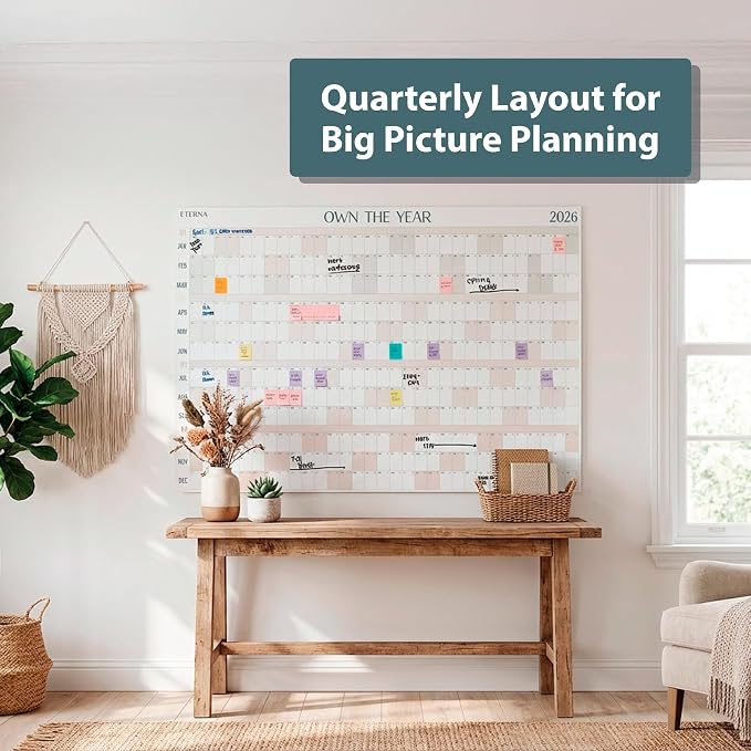 Own the Year 2026 GIANT Wall Calendar | 4ft x 3ft Full Year Dry Erase Large - Image 3