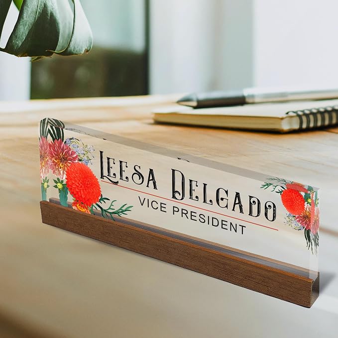 Artblox Office Personalized Name Plate - Image 2