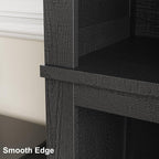 IDEALHOUSE 71" Farmhouse Bookshelf w/Adjustable Shelves & 31.5 in Whidth - Image 5