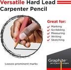 GRAPHITE Hard Lead Carpenter Pencils Bulk - Image 4