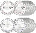 360° Protractor Pack of 30 Protactors Plastic Protractor Math Protractors Clear by LYHLYA