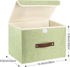 TYEERS Collapsible Storage Boxes, Washable Fabric Storage Bins - Image 2