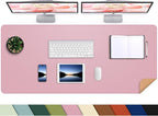 Leather Desk pad Protector, Large Desk mat by AFIING