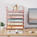 Subekyu 6-Tier Desk Paper Organizer, Desktop File Letter Tray - Image 7