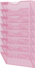 EasyPAG 8 Pocket Mesh Wall File Organizer, Hanging Paper Folder Holder by EasyPAG