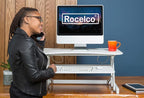 Rocelco 32" Height Adjustable Standing Desk Converter - Image 2