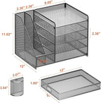 Marbrasse 5-Tier Paper Letter Tray Organizer - Image 6