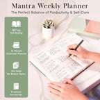 Mantra Planner 2026 Planner, Daily Journal & Gratitude Journal All-In-One - Image 3
