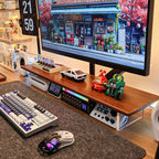 ROCDEER Bamboo Monitor Stand Riser - Image 8
