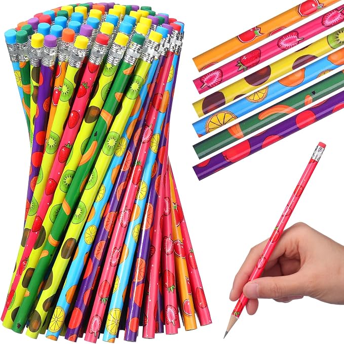 TecUnite 120 Pcs HB Pencils Unsharpened Pencils - Image 2