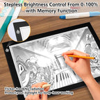 NXENTC A4 Tracing Light Pad, Ultra-Thin Tracing Light Box USB Power Artcraft - Image 3