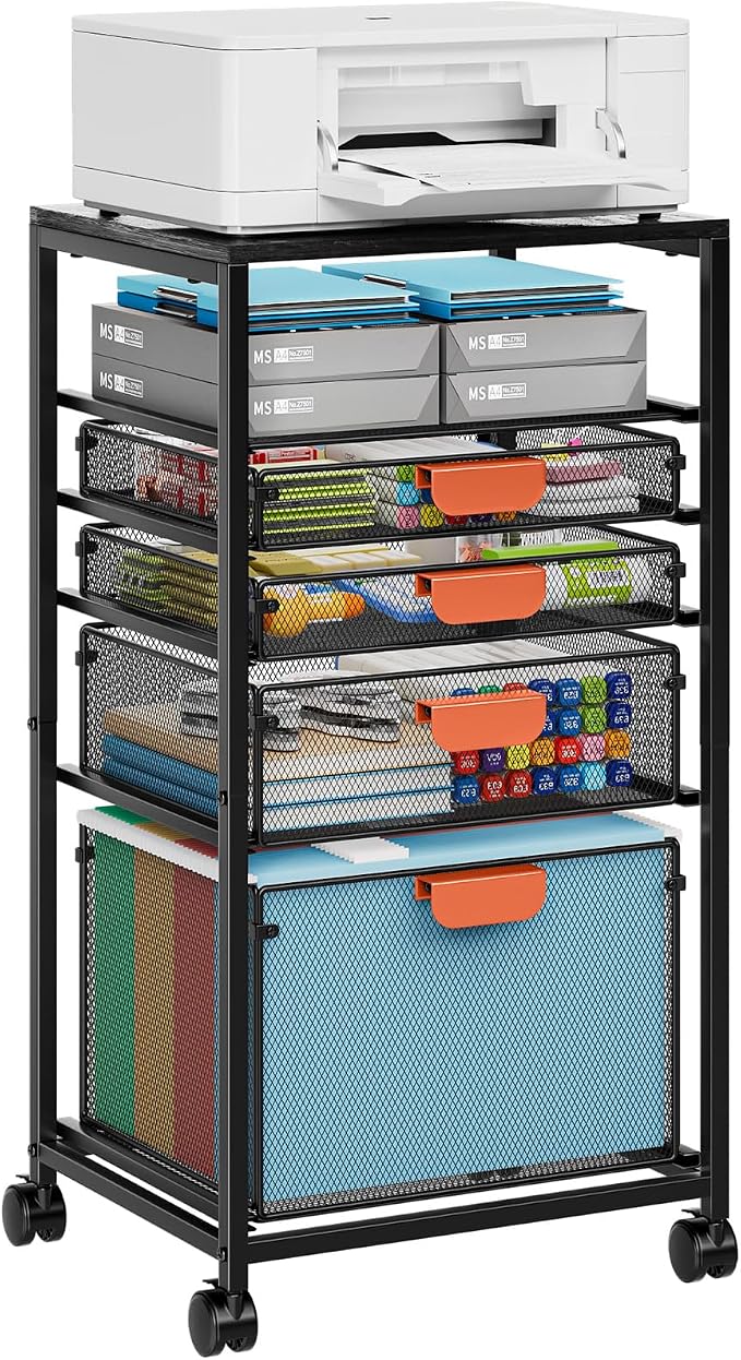 Marbrasse Rolling File Cart by Marbrasse