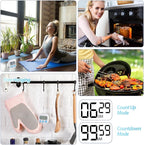 Weewooday 24 Pcs Digital Kitchen Timer Magnetic Timer Bulk On/Off Switch Minute - Image 7