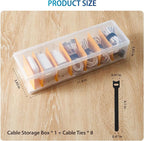 Fzooua Cable Organizer Storage Box - Image 2