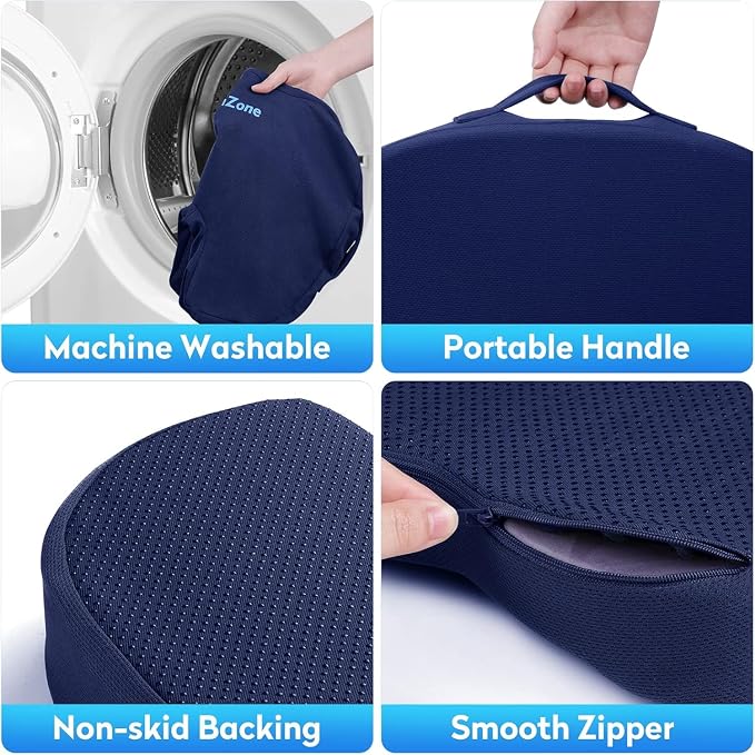 XXL Seat Cushion Office Car Seat Cushion, Memory Foam Cushion - Image 4