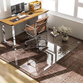 GLSLAND 48" x 60" Tempered Glass Chair Mat Rectangle Heavy-Duty Floor Protector by GLSLAND
