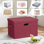 Graciadeco Large 17" 36 Quart Collapsible Stackable Storage Bins - Image 6