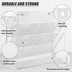 EASEPRES Desk File Organizer Mesh 4-Tier, Hanging Wall Mount Document - Image 3