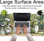 Cute Desk Mat Green Plant Cat Kawaii Sage Mouse Pad Gaming XXL Large Mousepad - Image 4