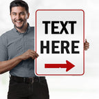 Custom Arrow, Custom Directional Sign, Right Arrow, 18x24 Inches, 3M EGP - Image 2